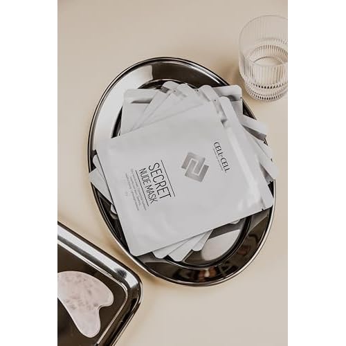 Secret Nude Mask | Ultra Thin Face Mask Provides Nourishment & Skin-Enhancing Ingredients For A Vibrant, Moisturized Skin | Pack of 5