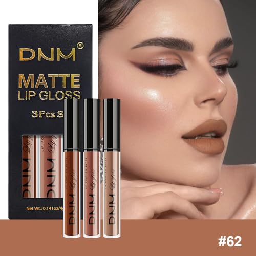 3Pcs Matte Liquid Lipstick Set - Long Lasting Waterproof
