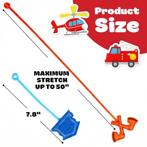 48pc Firefighter Party Favors Set - Stick Hands & Tattoos