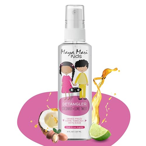 MAYA MARI Kids Hair Detangler Spray, Coconut Lime, 8 oz