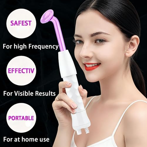 High Frequency Facial Tool with 4 Tubes
