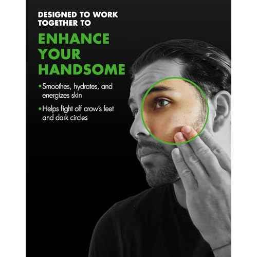 Tiege Hanley Skin Care Set for Men, Advanced Routine, System Level 2, Daily Face Wash, Facial Scrub, Two Moisturizers, and Eye Cream for Healthy, Hydrated Skin, Men¡¯s Skin Care, 5 Piece Kit