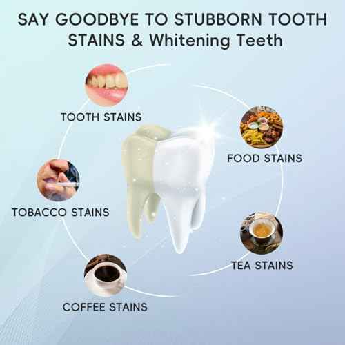 Teeth Whitening Strips Professional Effects Plus, Tooth Whitening Strips Safe Formulas Stain Removal, Deep Cleanse 7 Treatments, Suitable for Sensitive Teeth, Coffee, Smoke Stains