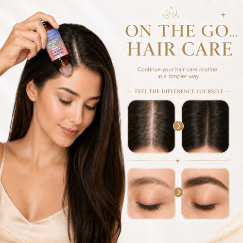 Castor Oil Roll-On with Rose Quartz Roller - 100% Pure Cold-Pressed 1.7 Fl Oz