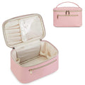 Wandering Nature Vegan Leather Makeup Bag with Brush Organizer