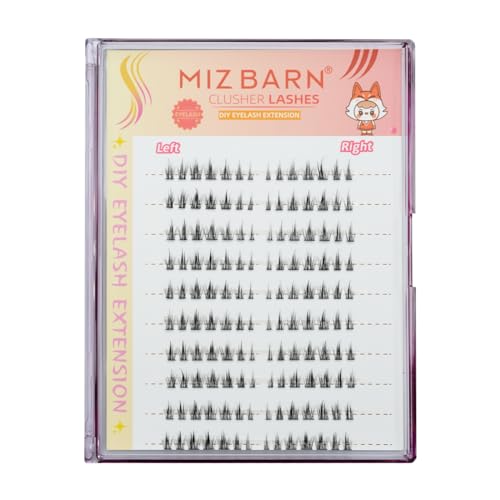 10 Pairs Cluster Lash Extensions DIY Wispy Natural False Eyelashes