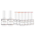 Nicedeco No Wipe Gel Top Coat and Base Coat, 6 Pcs Rubber Base Gel Polish for Nails