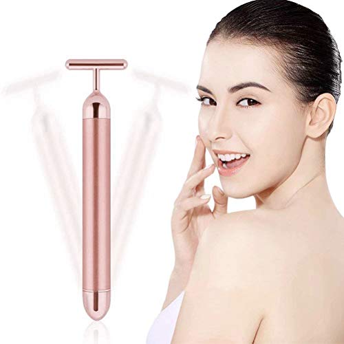 24K Gold Facial Massager with Micro Vibration Pulse