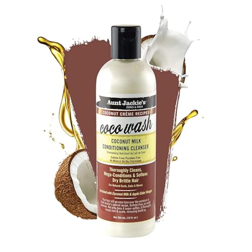 Aunt Jackie's Coconut Coco Wash Coconut Milk Conditioning Cleanser, 12 Oz