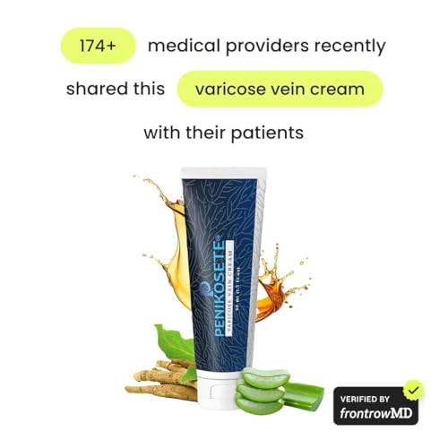 Varicose & Spider Vein Cream for Men & Women | Ayurvedic Ashwagandha Formula for Smooth, Revitalized Legs | Natural, Non-Sticky for Tired, Swollen, Restless-Looking Legs