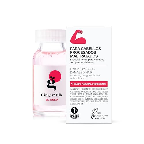 Ginger Milk Hair Repair Ampoule - Deep Hydration Treatment (3 Pack)