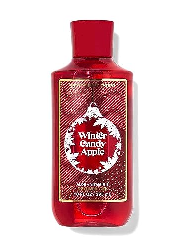 Bath & Body Works Winter Candy Apple Shower Gel Gift Sets For Women 10 Oz (Winter Candy Apple)