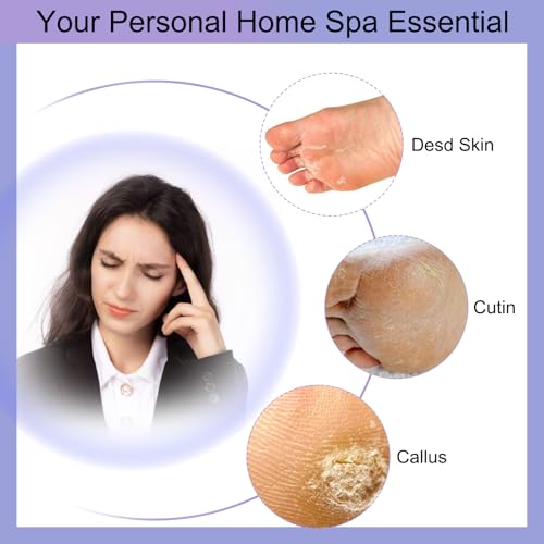 4-in-1 Foot Scrubber & Pumice Stone Pedicure Tool for Callus Removal - 2 Pack