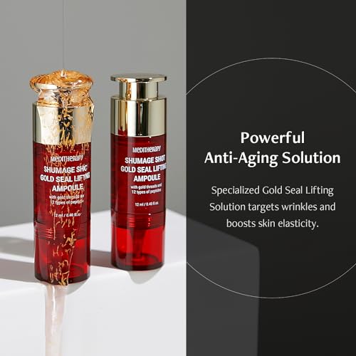 Meditherapy Gold Seal Lifting Cream & Device Set for Face Tightening & Radiance