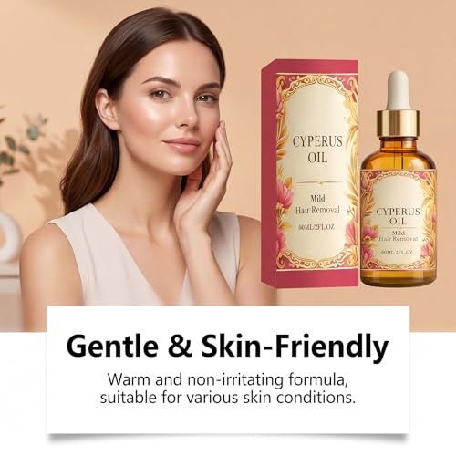 GROTOLY Cyperus Rotundus Oil 60ml/1oz - Herbal Hair Removal & Moisturizing Oil