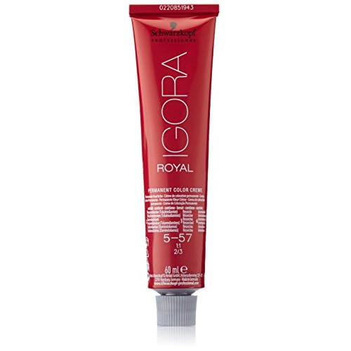 Schwarzkopf IGORA ROYAL 5-57 Light Brown Gold Copper 60ml by Igora