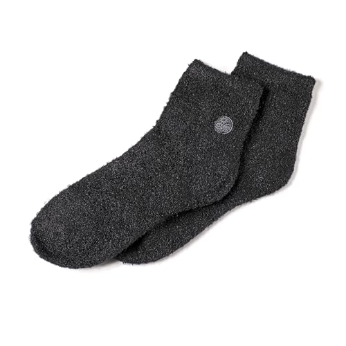 Earth Therapeutics Aloe Vera Moisturizing Socks for Dry Feet - Black