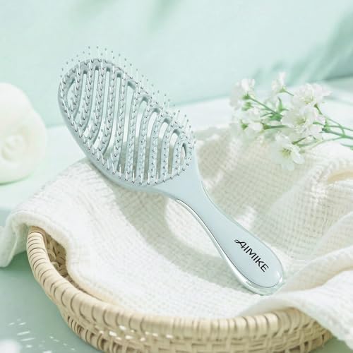 AIMIKE Detangling Hair Brush for Fine & Thin Hair - Wet/Dry Vented