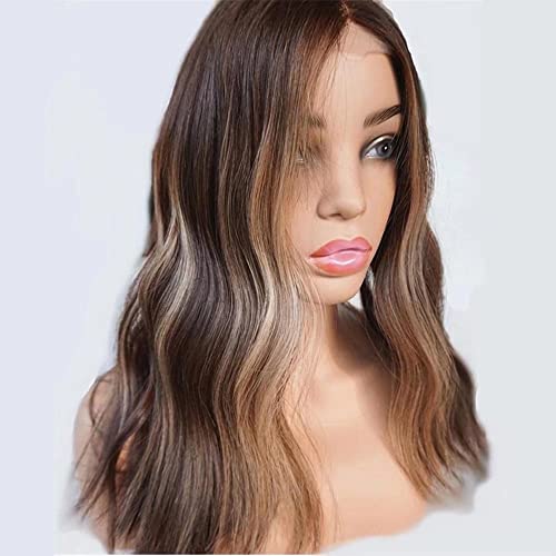 Brazilian Remy Hair Lace Front Wig 10" Body Wave #4/27