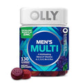 OLLY Men's Multi Gummies, 130 Count Blackberry Blitz