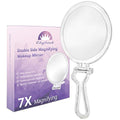 Cheftick 6" Double Sided Magnifying Mirror - 1X & 7X Makeup Mirror