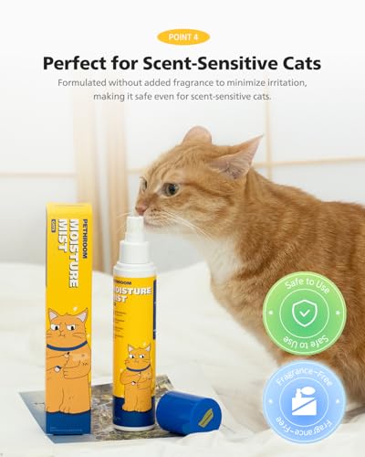 Unscented Cat Moisture Mist - Natural Hydrating Conditioner Spray