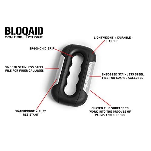Callus Rx (Formerly BLOQAID) Callus Removal Tool | Eliminates Hard Palm Skin | No Pumice Stone or Gloves | Removes Calluses in Seconds | Best Hand Callus Remover for Workouts, WODs, Weightlifting
