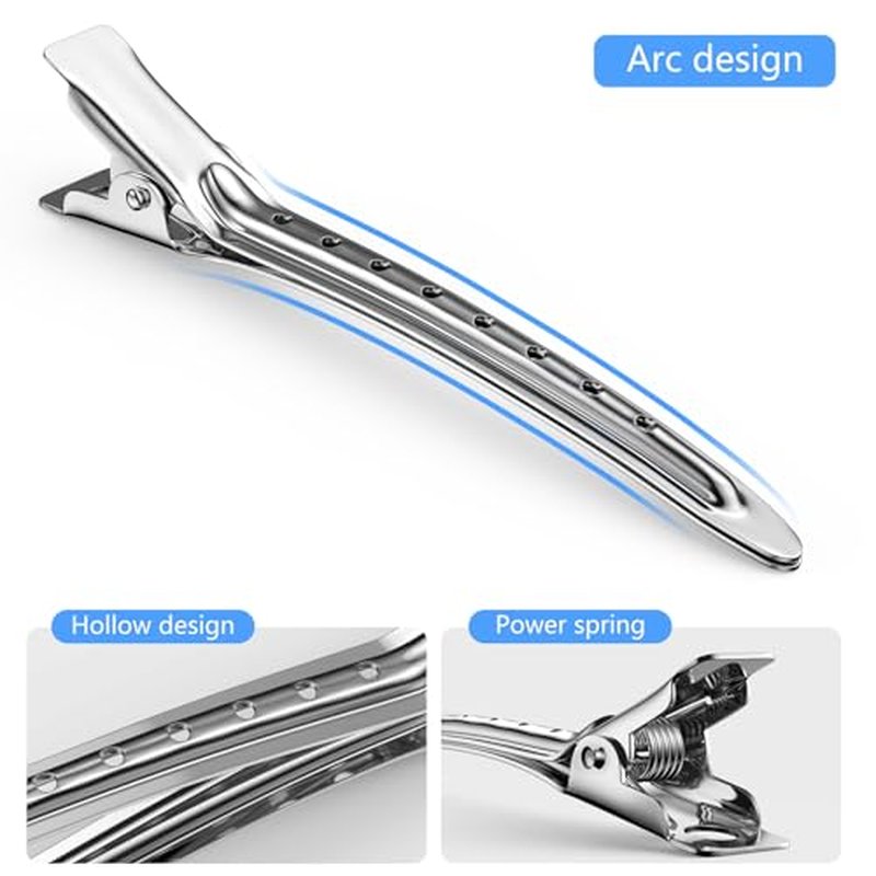 30PCS Heavy Duty Metal Alligator Hair Clips for Women