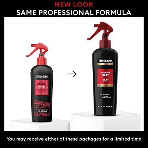 TRESemm? Protecting Heat Spray with Keratin, 3-Pack + Extra Hold Hairspray for Thermal Protection & Frizz Control