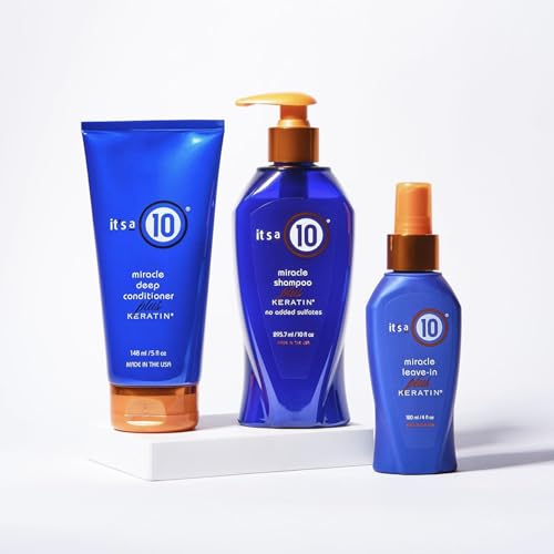 It's a 10 Haircare Miracle Leave-In Plus Keratin, 2 fl. oz. (Pack of 2)