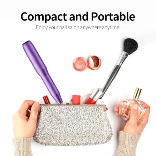 Electric Nail Drill Kit with Variable Speed Control & 6 Bits