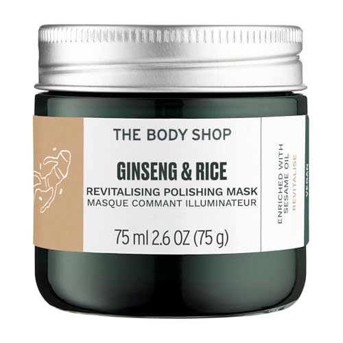 The Body Shop Chinese Ginseng & Rice Clarifying Polishing Mask, 2.5 Oz