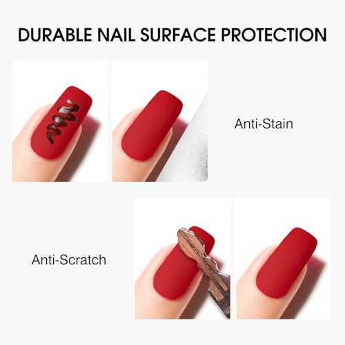 VENALISA Matte Gel Top Coat - No Wipe Soak Off Formula