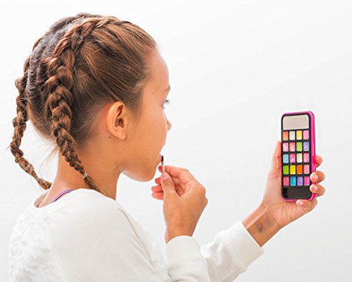 Kids Makeup Kit with Phone Case Mirror - Washable & Non Toxic