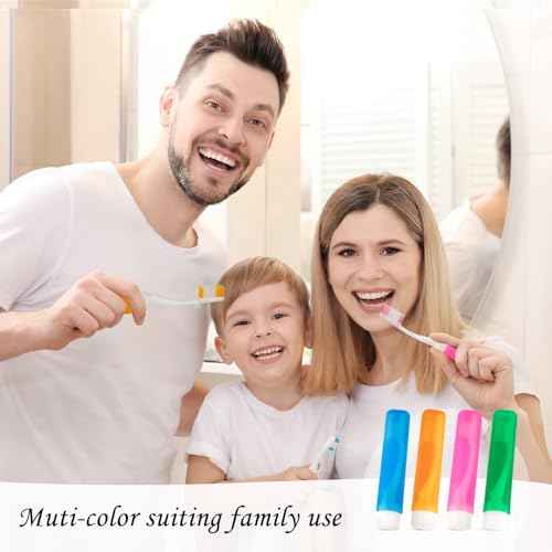 Travel Toothbrush 4 Pack Mini Toothbrushes Soft Travel Toothbrush Set Portable Folding Traveling Size Tooth brush with Toothbrush Case Individually Wrapped Small Toothbrushes for Home Camping Hiking