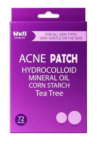 Wali Hydrocolloid Acne Patches - 72 Count (8mm & 12mm)
