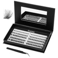 DIY Eyelash Extension Kit - 100 Pcs Wispy Lash Clusters (12-20mm)