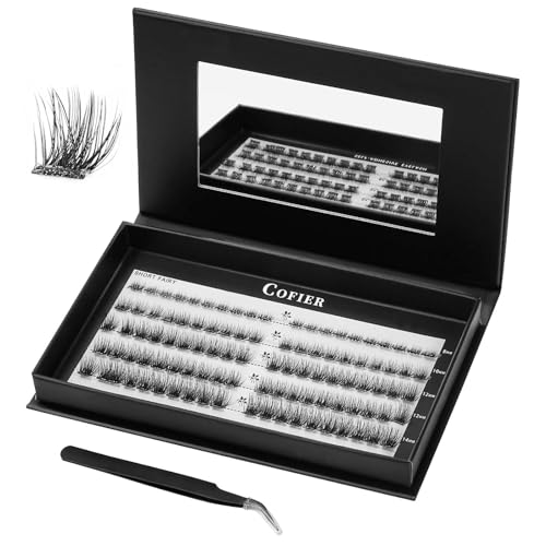 DIY Eyelash Extension Kit - 100 Pcs Wispy Lash Clusters (12-20mm)