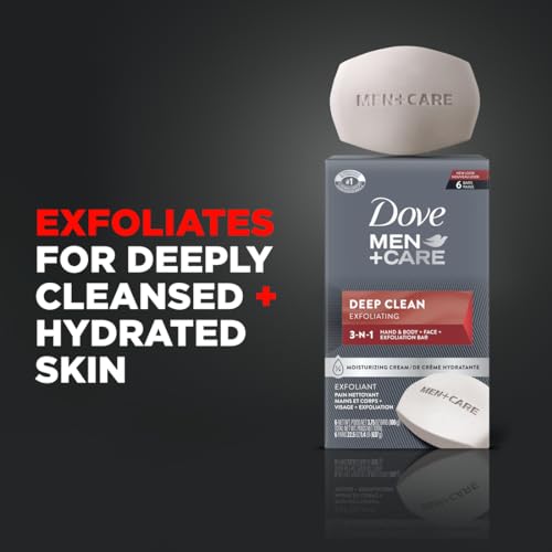 DOVE MEN + CARE Hair Paste (Pack of 3) and Body Soap (Pack of 6) Bundle