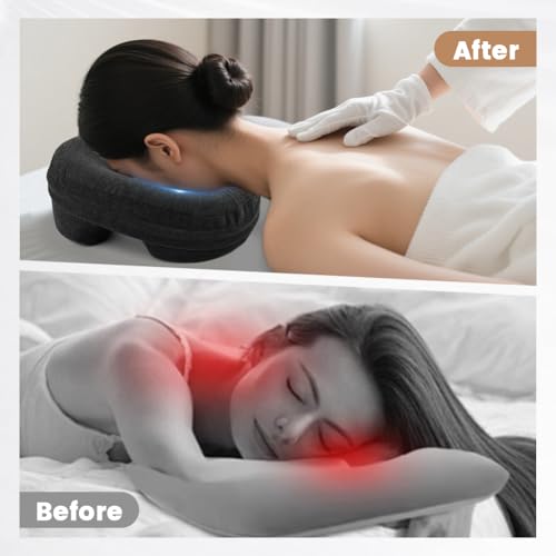 Kakalote Ergonomic Memory Foam Face Down Massage Pillow for Spa & Bed