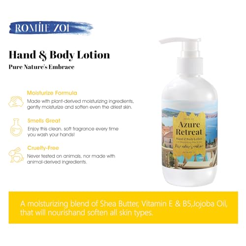 ROMIIE ZOI St. Tropez Azure Retreat Hand & Body Lotion - Isle Embrace Fragrance, 236ml (8 fl oz)