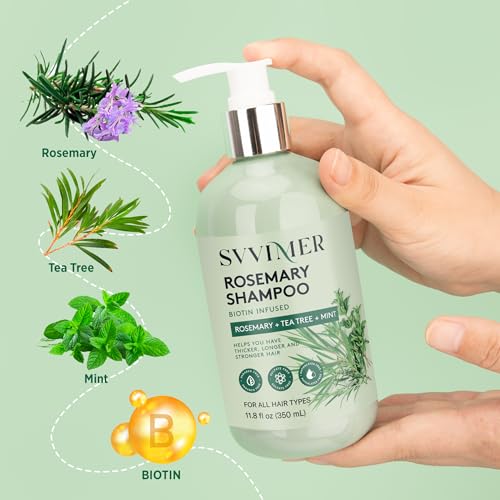 Rosemary Hair Thickening Shampoo with Biotin & Tea Tree Oil