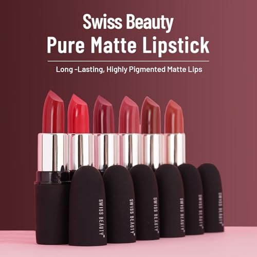 Swiss Beauty Pure Matte Creamy Lipstick - Hazelnut