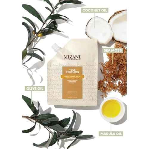 Mizani True Textures Cream Cleansing Conditioner, With Coconut Oil, Paraben & Sulfate-Free. For Curly Hair
