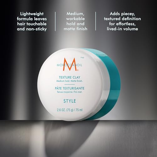 Moroccanoil Texture Clay for Touchable, Piecey Hair