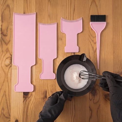 Mudder Hair Highlighting Board Kit with Brush - 4 Piece Set