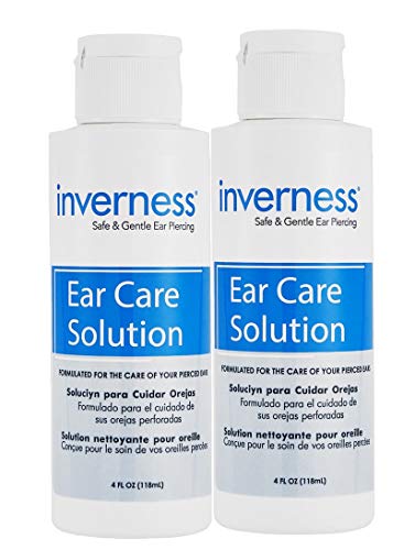 Inverness After Piercing Ear Care Solution 4 oz, 2-Pack