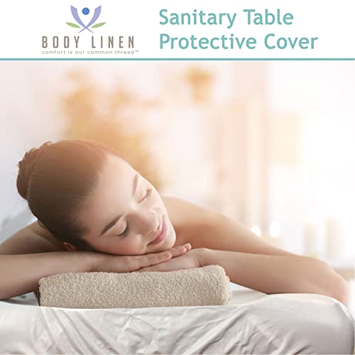 Body Linen Waterproof Massage Table Cover - Reusable PUL Fitted Sheet