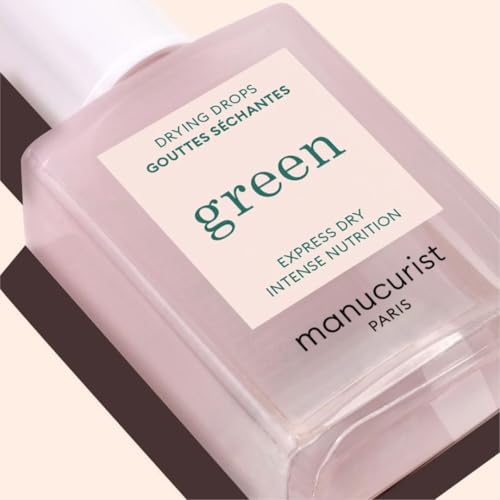 Manucurist Green Fast-Drying Nail Polish Drops - Nourishing Formula, 0.5 fl oz