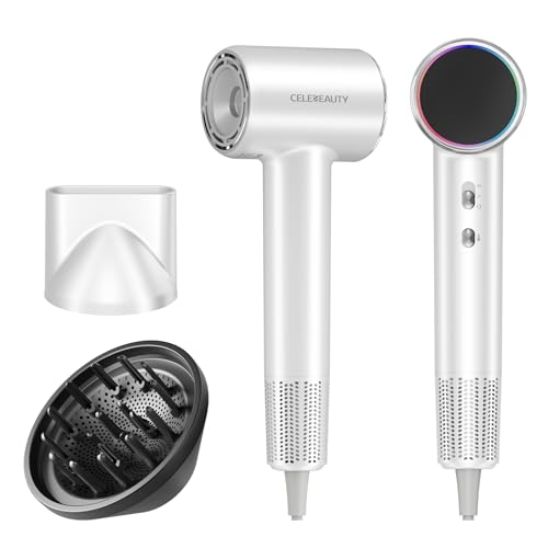 CELEBEAUTY Hair Dryer with Ionic Motor & Magnetic Diffuser